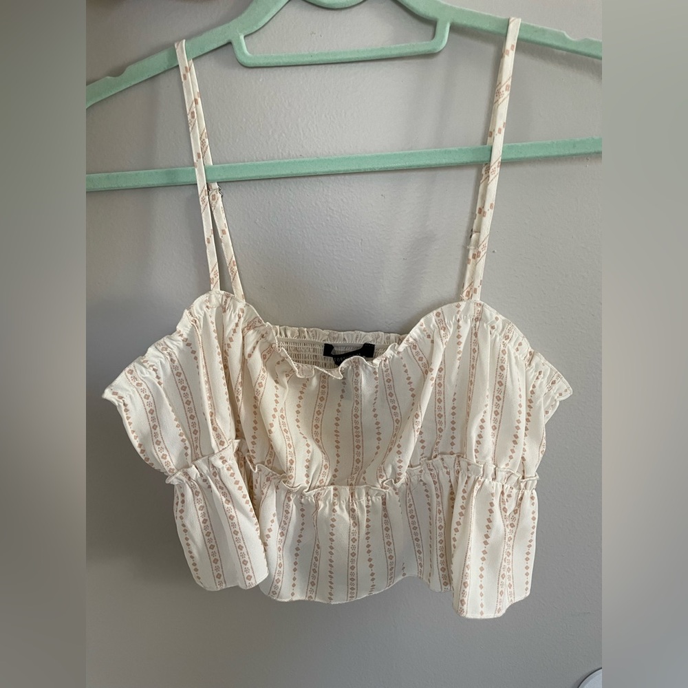 Spaghetti strap crop